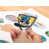 Servicii de printare UV-DTF pentru patch-uri 3D texturate