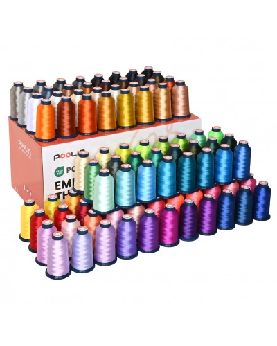 PooLin Embrodery Thread (4000 m) - 100 culori