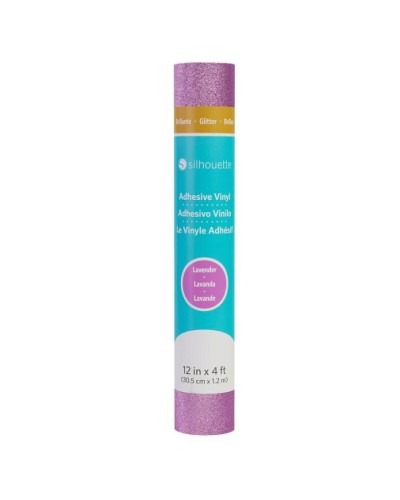 Silhouette Vinil Sticker Glitter 12" - Lavender