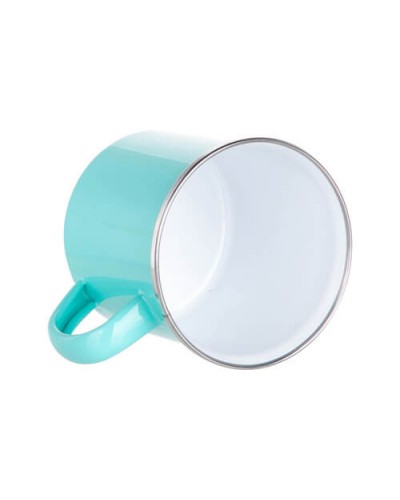 Cană metalică 360 ml pentru sublimare - mentă