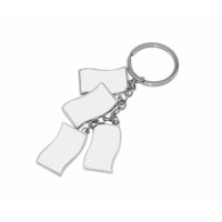 Breloc metalic patru steaguri imprimabile sublimare transfer termic