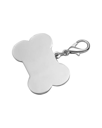 Breloc caine pentru sublimare - os roz