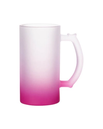 Halba bere 11oz din sticlă sublimabilă mata gradient violet