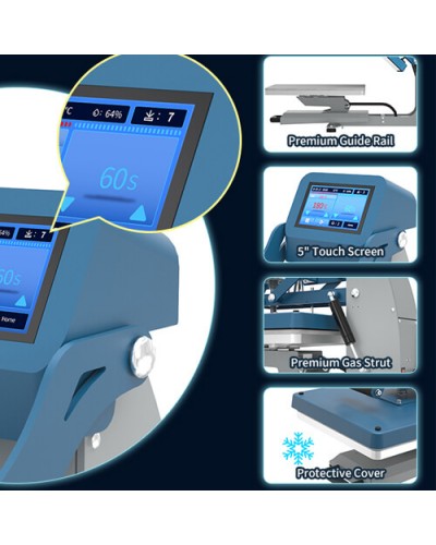 Presă cu pat plat Otter Ultra Heat Press G1