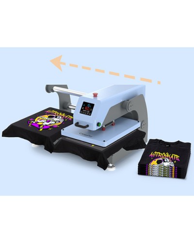 OtterPro Air 40 x 60 cm presa pneumatica cu două statii - albastru