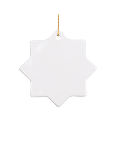 Pandantiv ceramic pentru sublimare - octogon