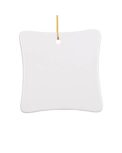 Pandantiv ceramic pentru sublimare - pătrat