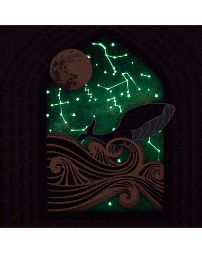 Silhouette Foi de autocolante - Glow in the dark