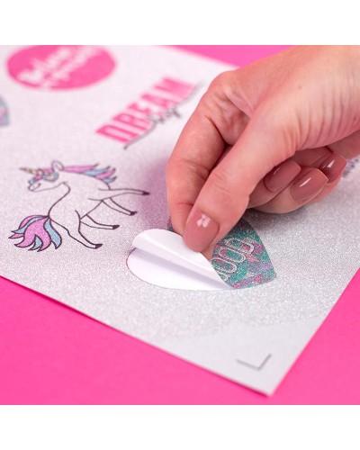 Silhouette Foi de autocolante - Glitter Argintiu